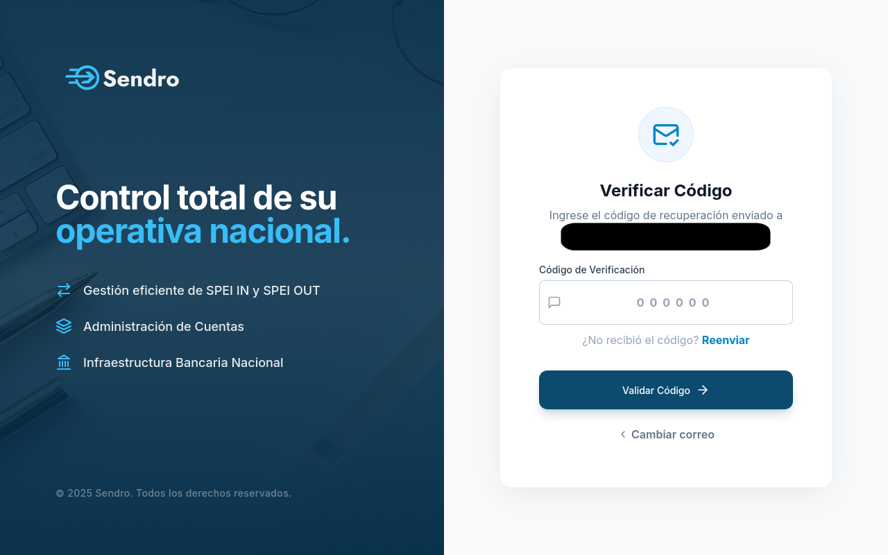 Verificación de Código de Recuperación de Contraseña